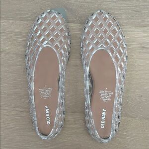 Old Navy Clear Jelly Ballet Flats